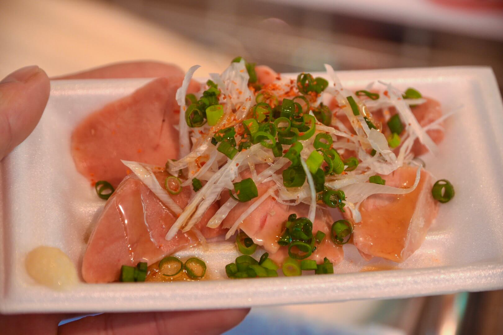 上野 アメ横 魚草さんにてエイの肝刺しとイクラ丼 500円 を堪能してきた Sushi Sakana Design